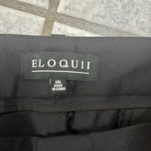 Eloquii black dress pants in 16L